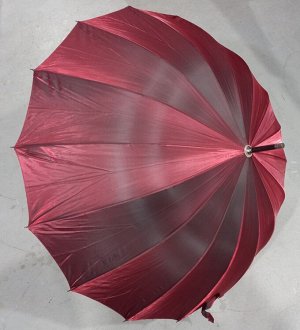 Зонт женский трость полуавтомат ХАМЕЛЕОН цвет Бордо (DINIYA)