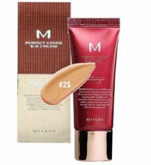 Missha BB-Крем многофункциональный Perfect Cover BB Ceam SPF42/PA+++ No 25, 20 мл