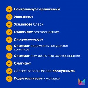 Матрикс Мультифункциональный спрей Brass Off 10 в 1 для холодного темного блонда, 200 мл (Matrix, Brass Off)