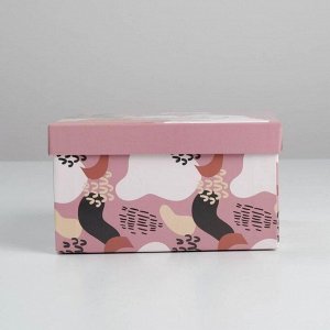 Коробка подарочная квадратная Girl 18 ? 18 ? 9,5 см (Подарочная упаковка, Коробки)