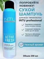 Сухой шампунь для волос INTU Active Fresh 200мл