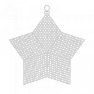 Пластиковая канва "Звезда" размер 14*14 см, размер ячейки 2 мм