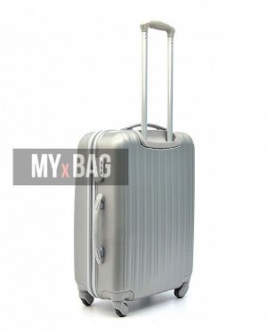 Пластиковый чемодан S Цвет: Серый