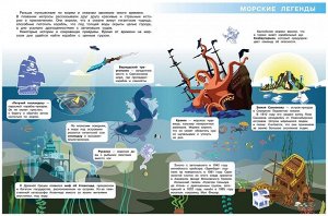 Книжка с наклейками Мой первый Атлас Тайны Мирового Океана