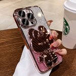 Блестящий чехол на iPhone &quot;зайчик&quot;