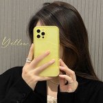 Чехол однотонный с подставкой на iPhone