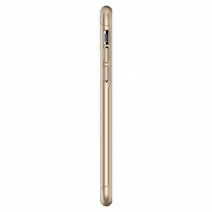 Чехол Spigen для iPhone X  Thin Fit 360, шампань (057CS22646)