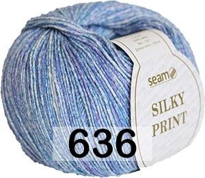 Пряжа Сеам Silky print
