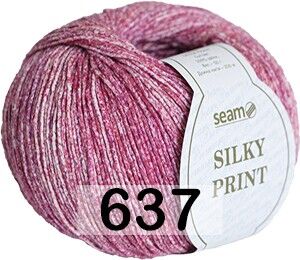 Пряжа Сеам Silky print