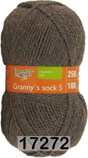 Пряжа Семеновская Grannys Sock S / Бабушкин носок ПШ