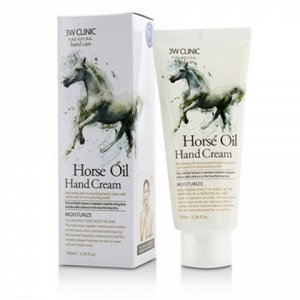 [3W CLINIC] Крем д/рук увлажняющий ЛОШАДИНОЕ МАСЛО Horse Oil Hand Cream