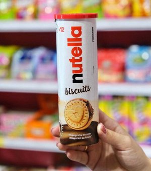 Бисквитное печенье Nutella Нутелла в тубе Нутелла с шоколадной начинкой Нутела из Европы 166 гр