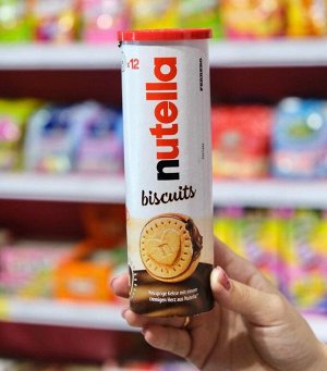 Бисквитное печенье Nutella Нутелла в тубе / Нутела  166 гр