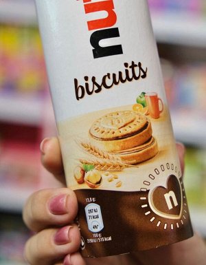 Бисквитное печенье Nutella Нутелла в тубе Нутелла с шоколадной начинкой Нутела из Европы 166 гр