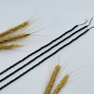 Бусины для украшений из черной Шпинели