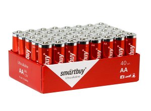 Батарейка алкалиновая Smartbuy LR6/40 bulk (40/720)  (SBBA-2A40S)(Цена за 40 шт.)