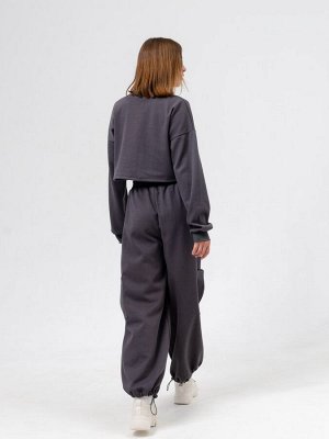 Костюм женский Lacost (графит) качество ЛЮКС