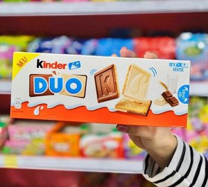 Печенье молочно-шоколадное Kinder Duo / Киндер Дуо 150 гр