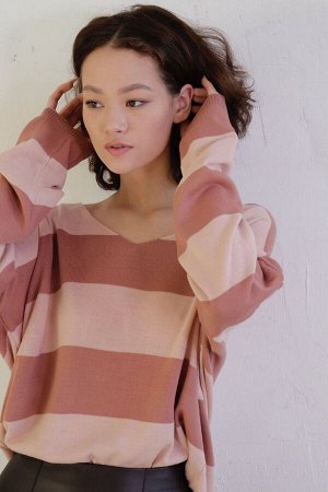 Пуловер розово-пудровый
