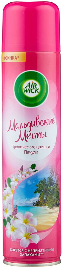 ЭИРВИК Освежитель воздуха Мальдивские мечты (Троп. цв. и Пачули) 290, Airwick