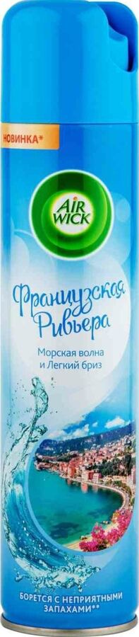 ЭИРВИК Освежитель воздуха Франц. Ривьера (Морская волна и Легкий бриз) 290, Airwick