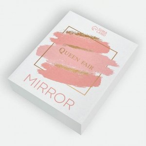 Зеркало настольное, двустороннее, зеркальная поверхность 12 ? 15 см, цвет прозрачный