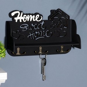 Ключница с полкой Home sweet home, 28?23?7.5 см