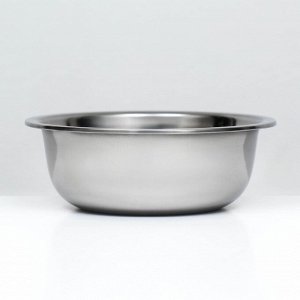 Миска металлическая эконом, 1 л, 17x6.5 см