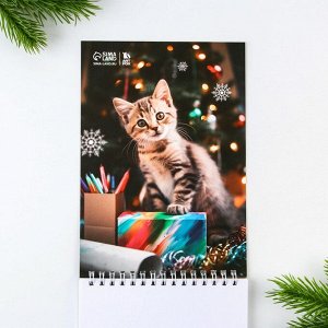 Скетчбук А5, 40 листов, в мягкой обложке, на гребне, 100 г/м² «Уютного Нового года»