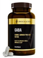 Гамма-аминомаслянная кислота, GABA, 90 капсул