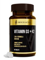 Витамин Д3+К2 2000 МЕ, 60 таблеток