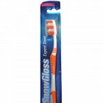 SNOW GLOSS Зубная щётка expert dent средней жёсткости, Сноу глосс