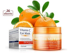 Bioaqua Vitamin C Eye Mask маски для глаз с апельсином и витамином С