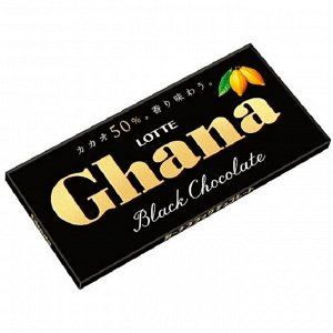Шоколад LOTTE черный "Гана", 50 гр