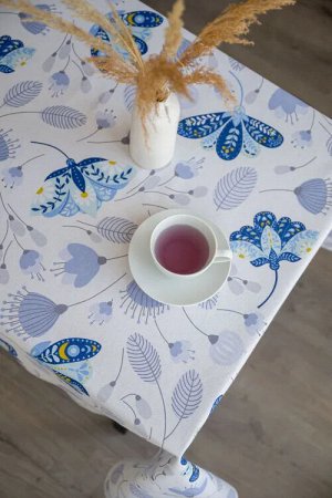 Скатерть рогожка 180*145мм,"КОЛИБРИ",100% Хлопок, пр. Россия Иваново Alice textile