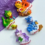 Магнит из полистоуна.4см.Микс.