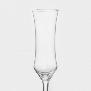 Бокал стеклянный для шампанского «Кира», 180 мл, 7?25,5 см