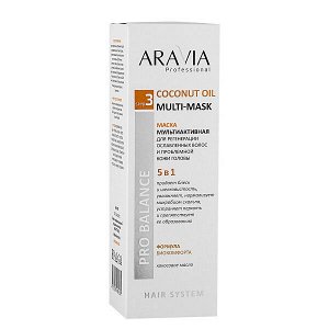 ARAVIA Professional Маска мультиактивная 5 в 1 для проблемной кожи головы 200 мл