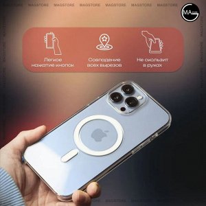 NEW Силиконовый прозрачный чехол для Iphone MagSafe Magnetic Power
