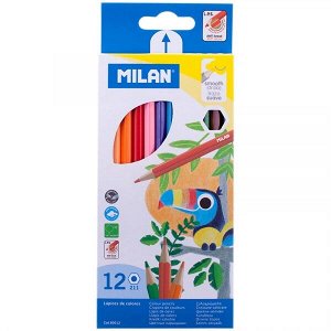 Карандаши 12 цв "Milan 211" заточенные