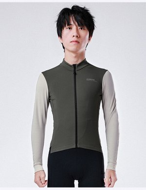 Теплое велосипедное джерси INBIKE INW-023. Болотный