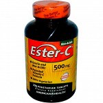 American Health, Эстер-C, 500 мг, 225 таблеток в растительной оболочке