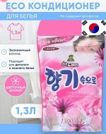 Кондиционер для белья Sandokkaebi Soft Aroma Цветочный, запасной блок, 1300 мл