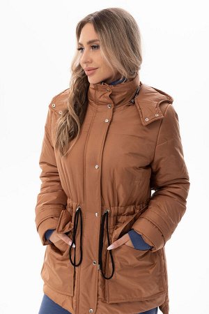 Куртка Куртка Golden Valley 7155 коричневый 
Состав: ПЭ-100%;
Сезон: Осень-Зима
Рост: 170

Куртка утепленная, с центральной застежкой на молнию, ветрозащитной планкой, застегивающейся на кнопки, втач