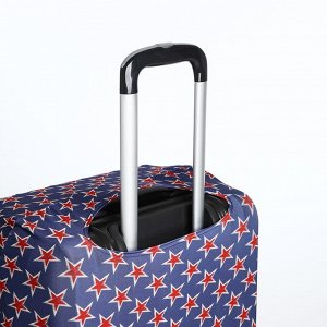 Чехол для чемодана, цвет синий/красный