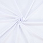Ткань на отрез ложная сетка 160 см цвет белый