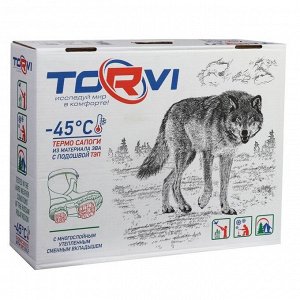 Зимние сапоги Torvi ЭВА+ПУ, 5-слойный вкладыш -°С, цвет чёрный
