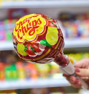 Леденцы с фруктовыми вкусами Чупа Чупс мега Chupa Chups Mega  10 шт внутри  110 гр