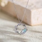 Цепочка с подвеской из стерлингового серебра