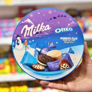 Шоколадный набор от Милка Орео "Новогодний Микс" Milka Oreo196 гр, XMAS серия- новогодний подарок в Новый год 2024